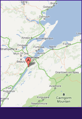 aldourie castle on google maps